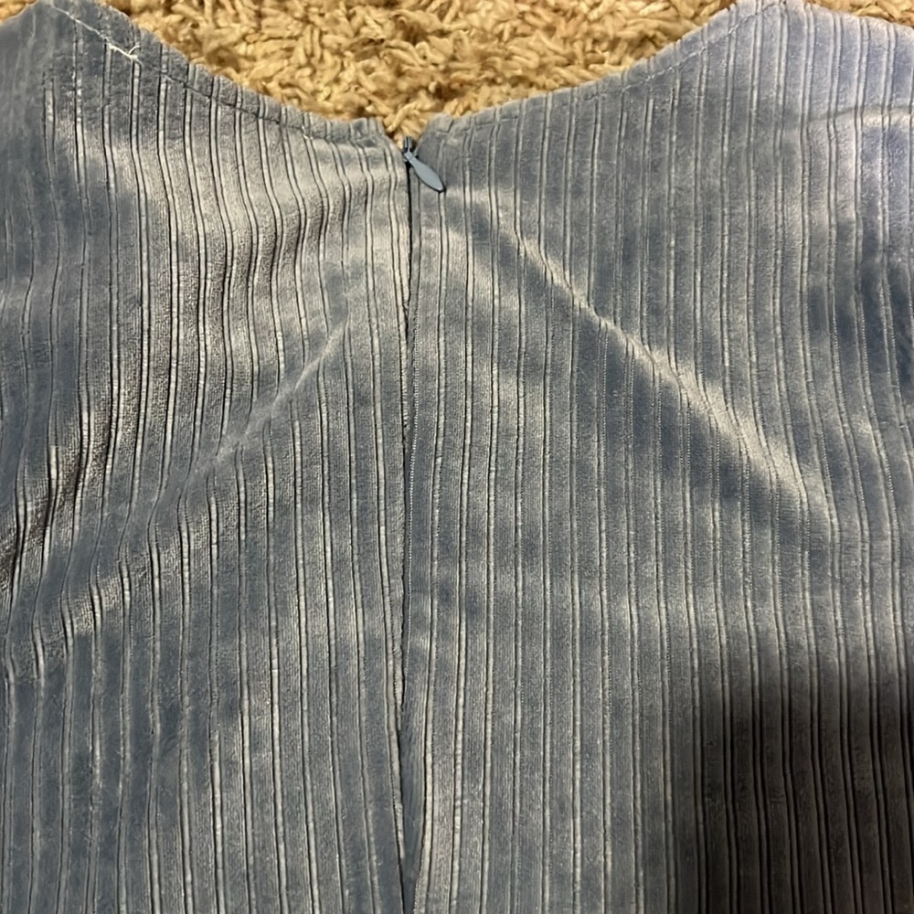 Altar'd State Ribbed‎ Blue Top - Picture 4 of 5